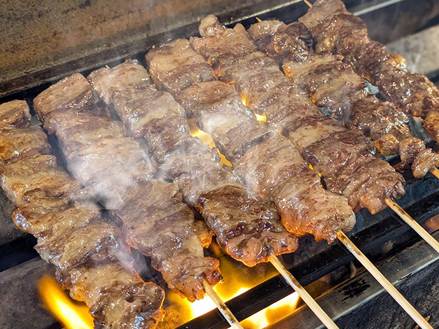 エゾ鹿肉串